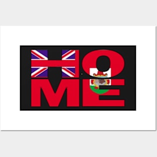 Bermuda Collection Flag Spelling HOME - Bermudian - Soca Mode Posters and Art